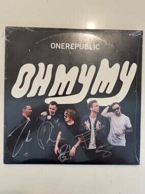 ONEREPUBLIC Oh My My SIGNED Red Vinyl Autographed IN HAND SHIPS NOW #2